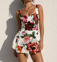 Dolce & Gabbana - Cotton mini dress with undergarment