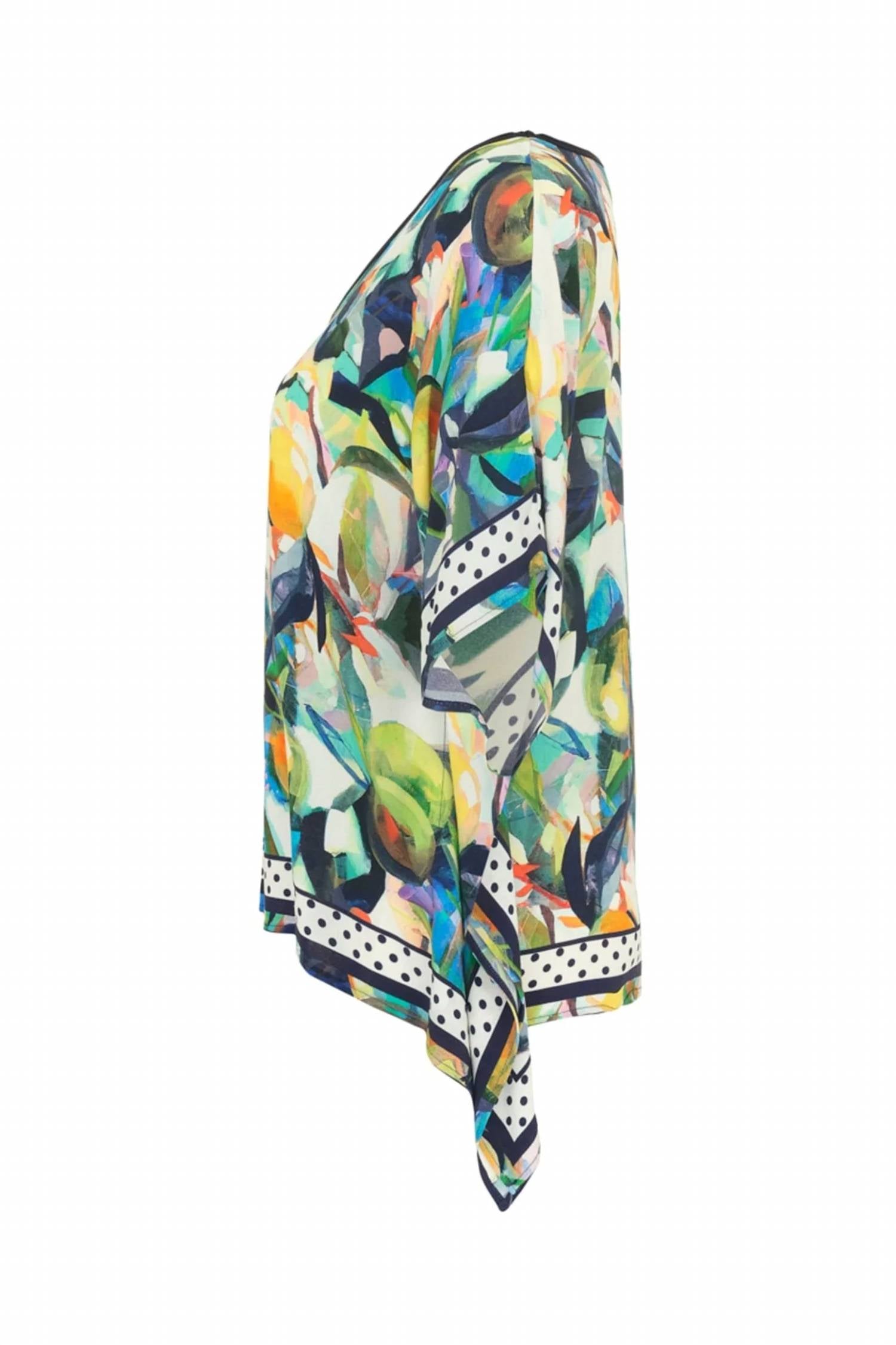 Dolcezza - V-neck Handerchief Top