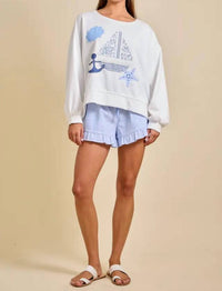 Main Strip - Sailboat Patchwork Sweatshirt