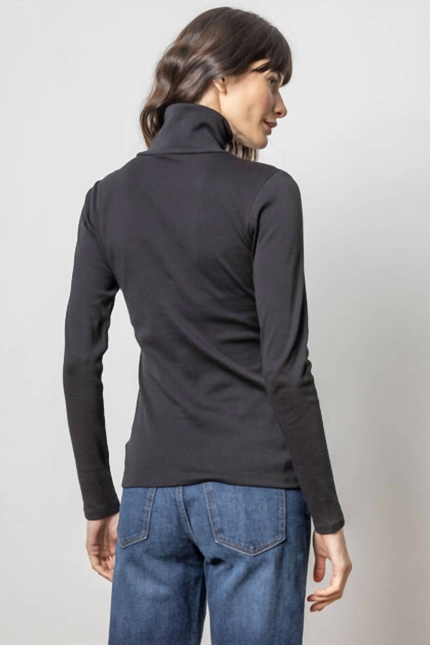 Lilla P - Women's Turtleneck Top