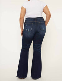 Kancan - High Rise Curvy Bootcut Jeans