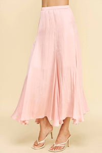 Pinch - Woven Satin Midi Skirt