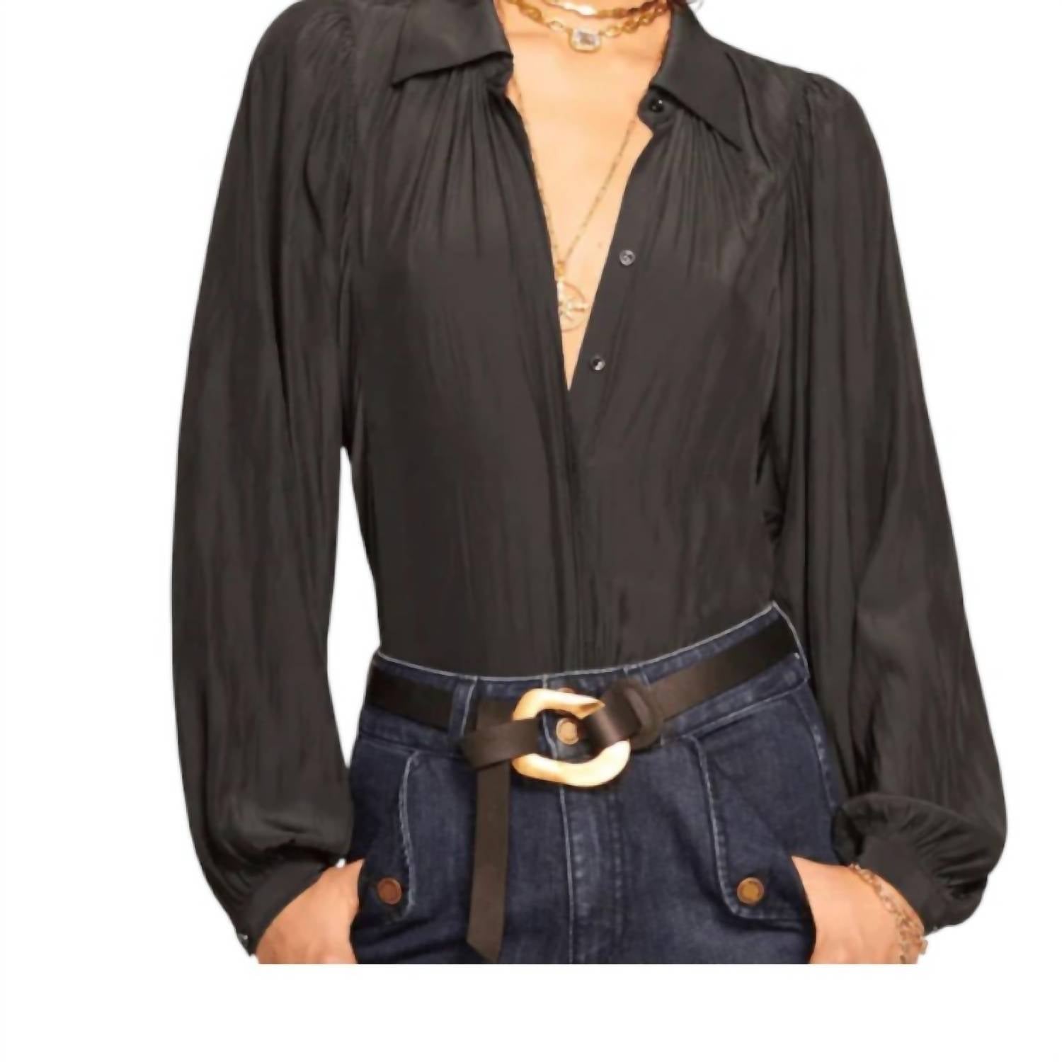 Ramy Brook - Azariah Buttron Front Top