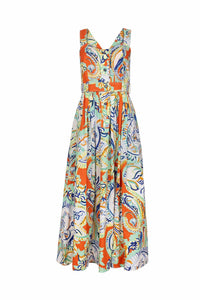Hunter Bell - Cleo Painted Flower Pattern Maxi Dress