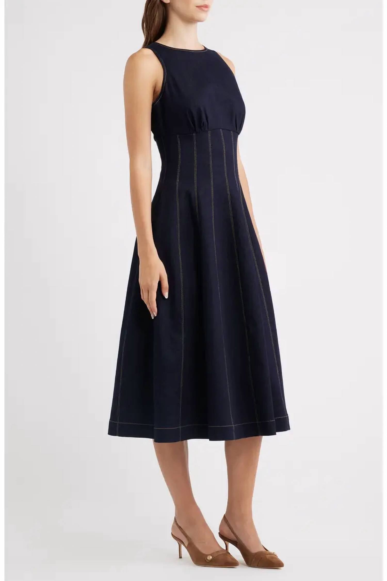 Zoe And Claire - Midnight Sonata Midi Dress