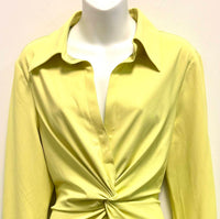 Cinq A Sept - Women's Pre-loved Mckenna Front Twist Mini Shirt Dress