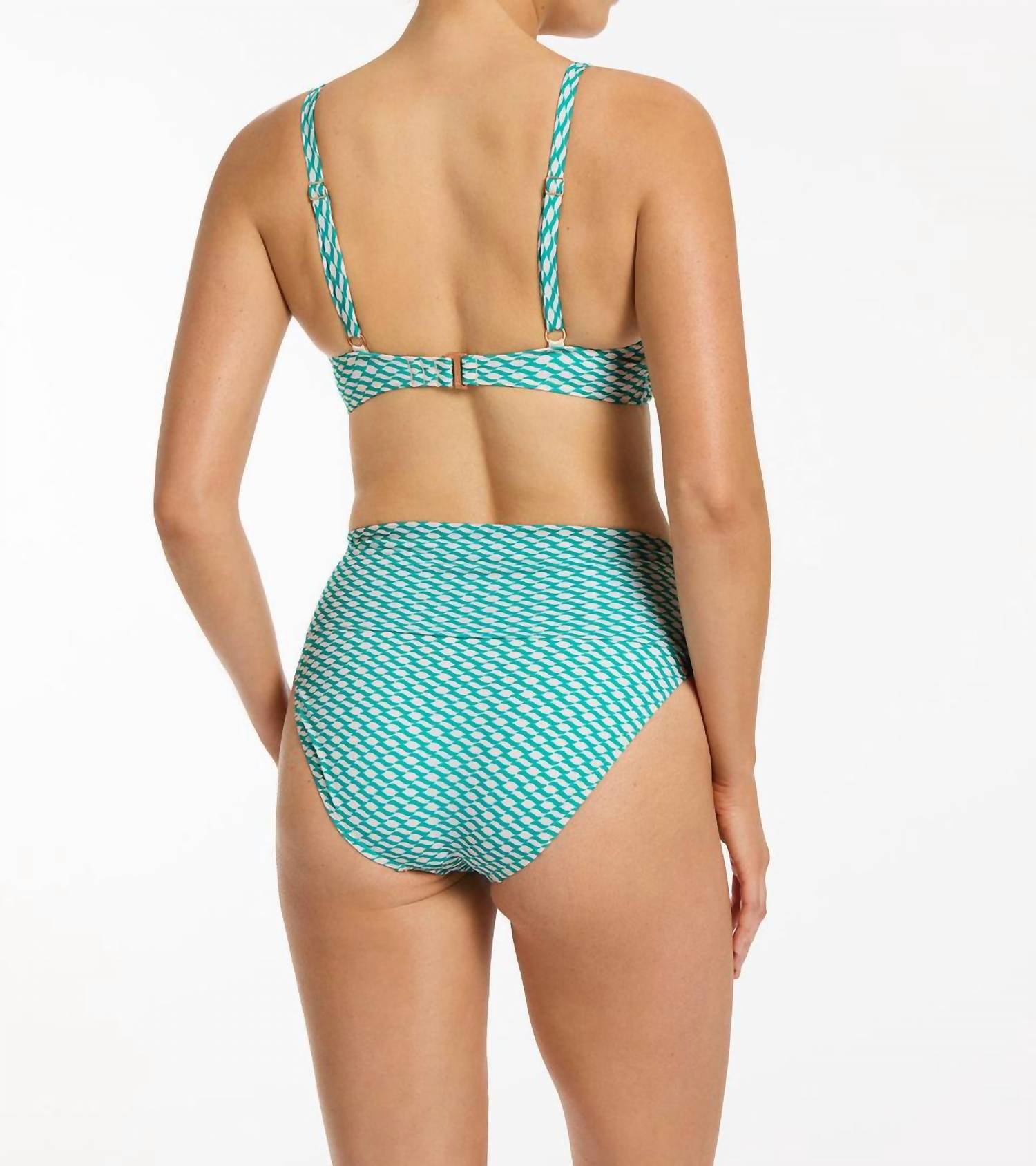 Jets - Women's Asceno Fold Bikini Bottom