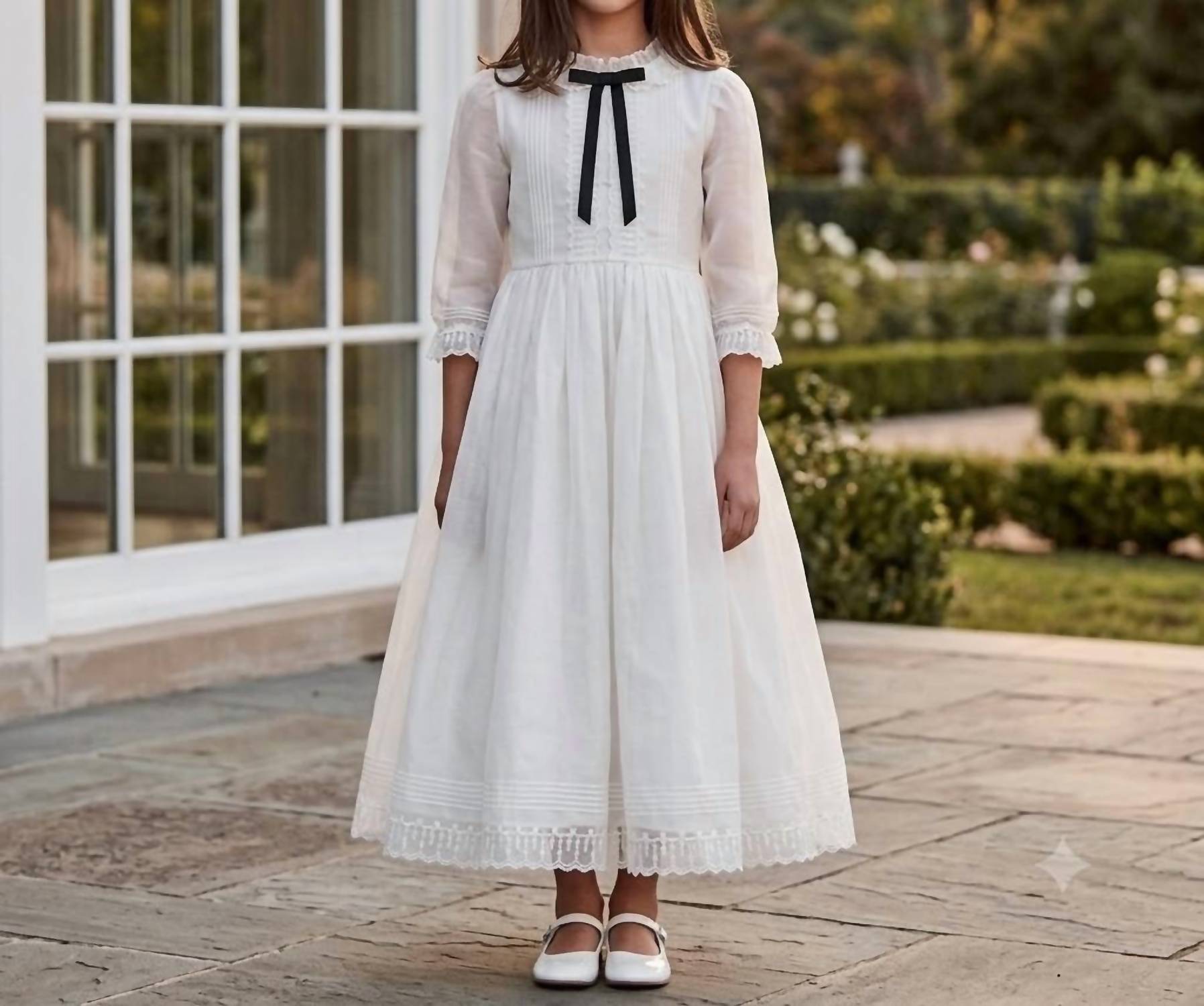 Little Parni - Girls Evening Bow Dress