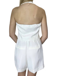 The Workshop - Business As Usual Halter Short Set