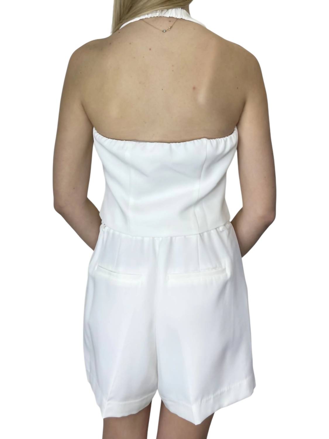 The Workshop - Business As Usual Halter Short Set