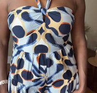 Ee:Some - Layne Tied Halter Neck Jumpsuit