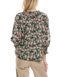 Johnny Was Rebekah Poplin Blouse in multi - women's blouse - alternate view