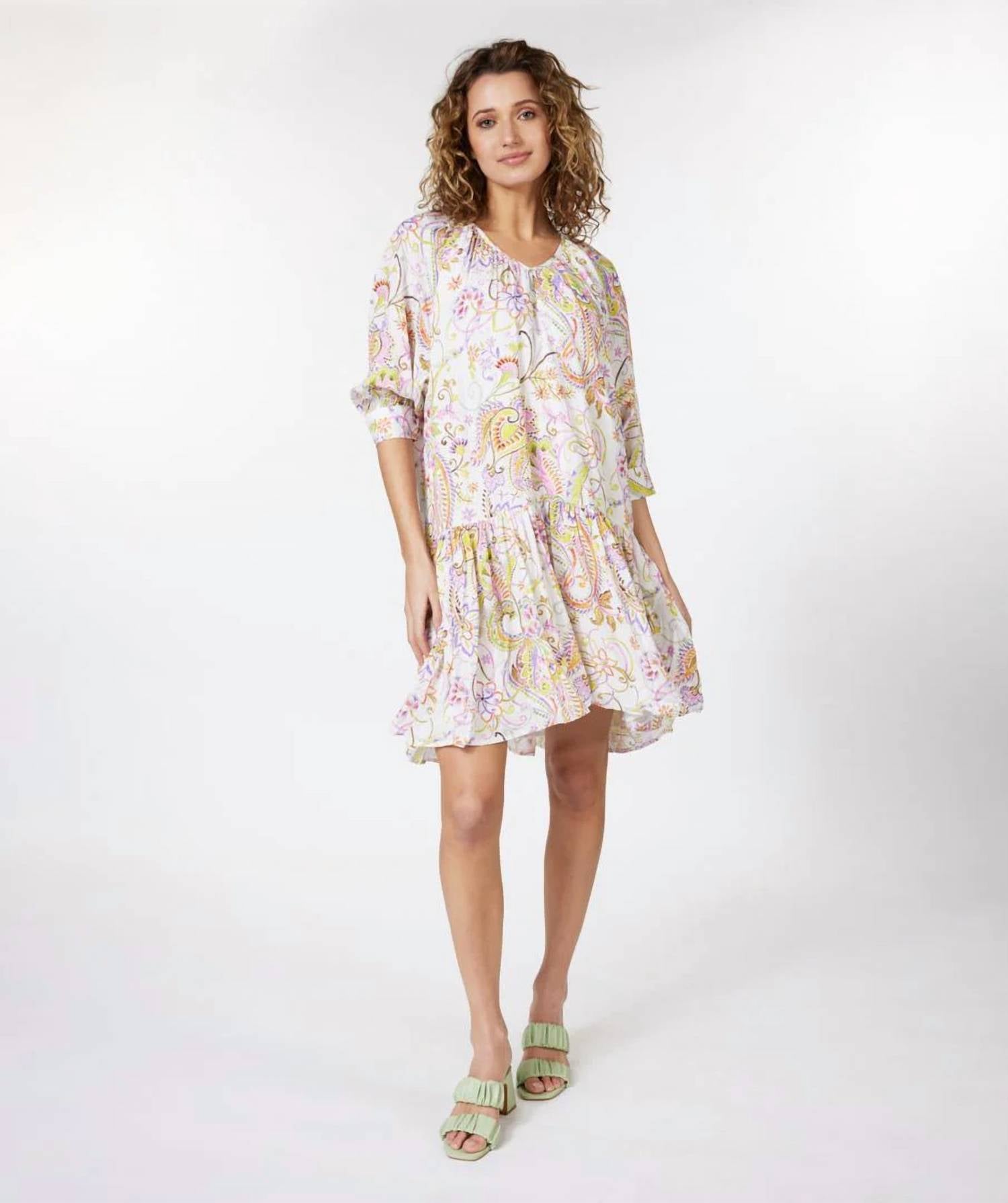 Esqualo - Bibbi Beloved Flower Print Mini Dress