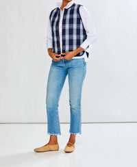 SARA CAMPBELL Mendy Reversible Vest in denim - women's jacket - view 7