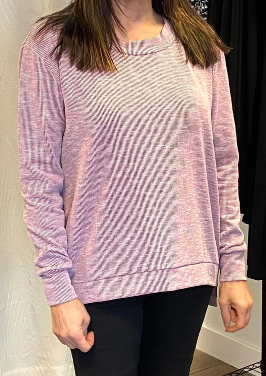 Ariella - Zipper Detail Hi-Lo Top