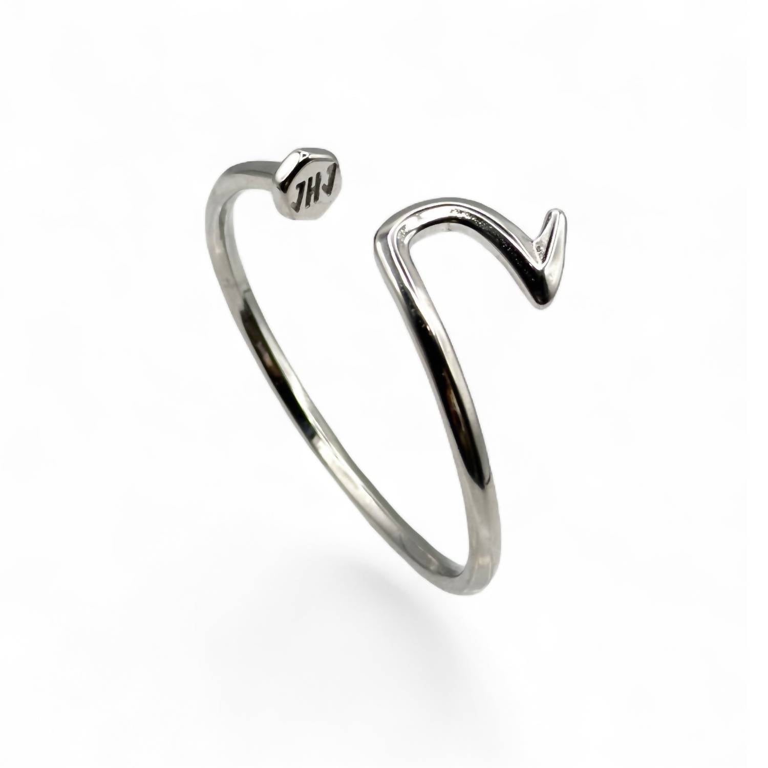 Jagged Halo Jewelry - Women's Nailed It Nail Cuff Bangle