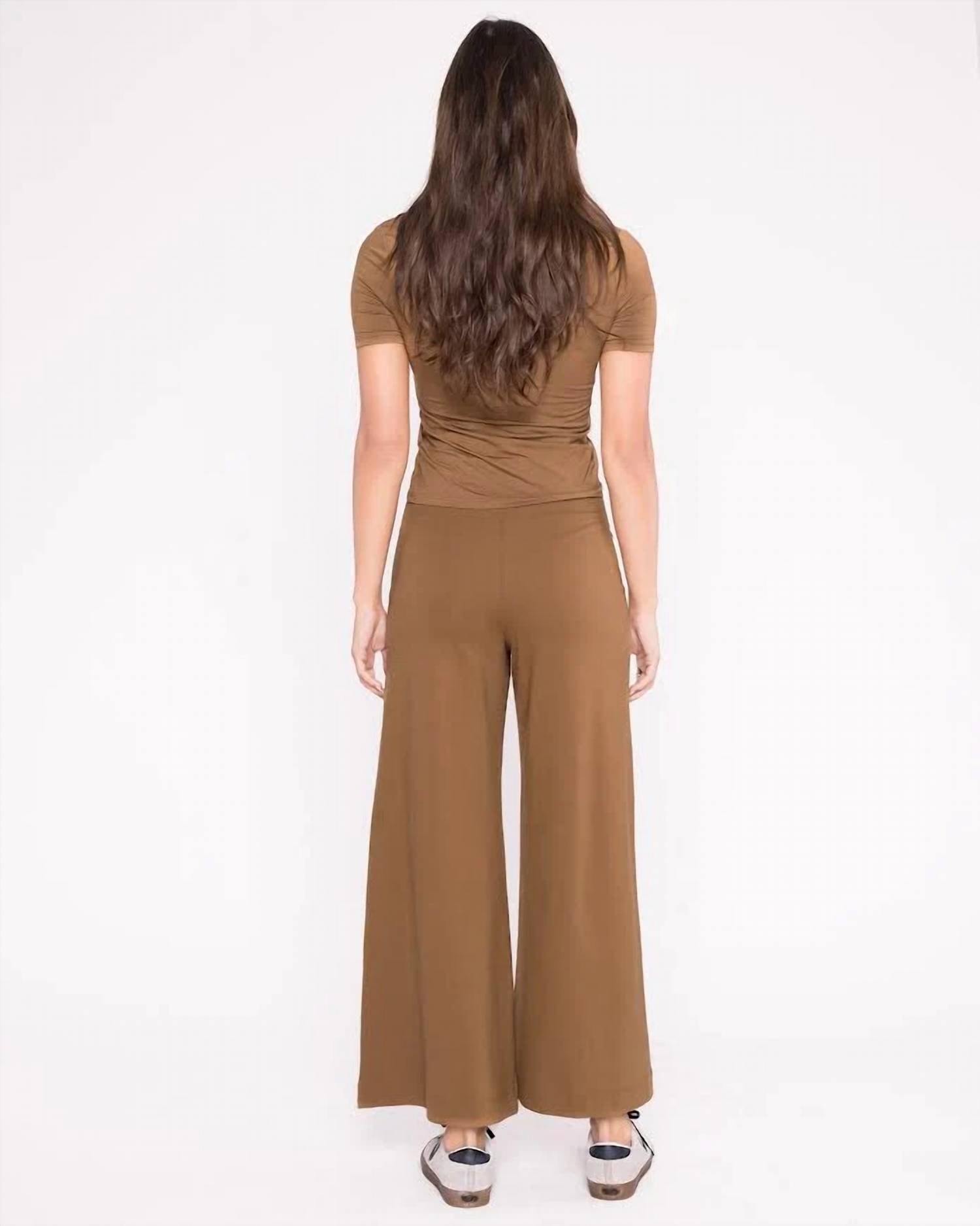 Ripley Rader - Ponte Knit Wide Leg Cropped Pants