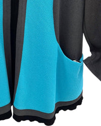 Design Today'S - Women's Colorblock Long Sleeve Tunic