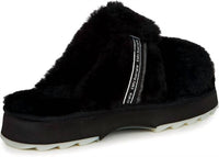 EMU Australia Women's Wobbegong Sandals in black noir - women's sandal - detail view