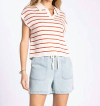 Thread & Supply Poet Top in sandstone - women's blouse