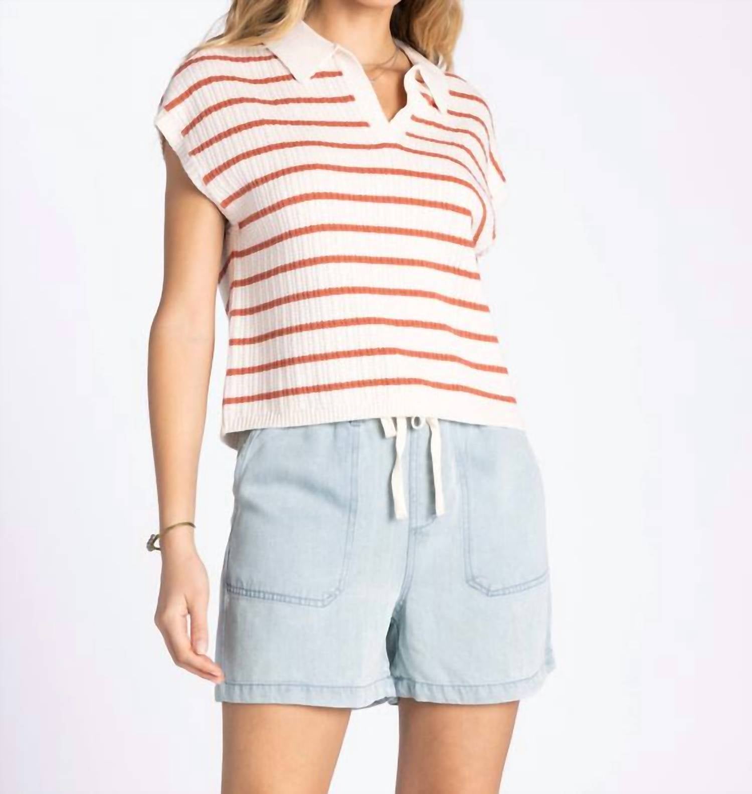 Thread & Supply Poet Top in sandstone - women's blouse