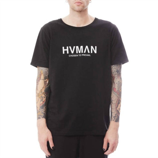 Hvman - Men's Basic Logo Crew Neck Tee