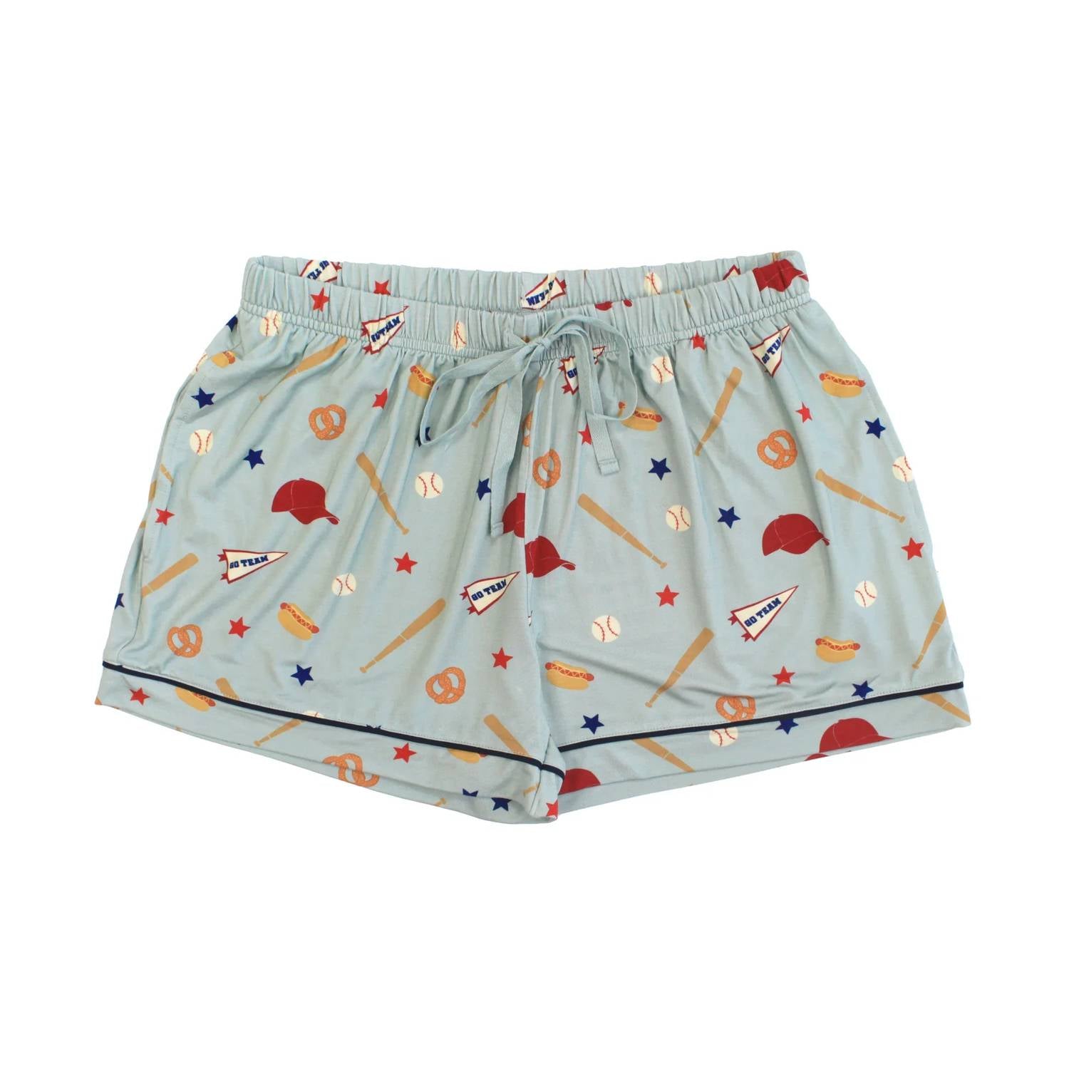 Emerson And Friends - Women's Play Ball Baseball Womens Bamboo Shorts