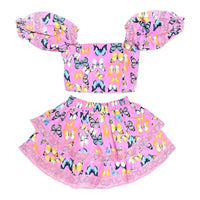 Buddylove - Kid's Simone Butterflies Skirt Set