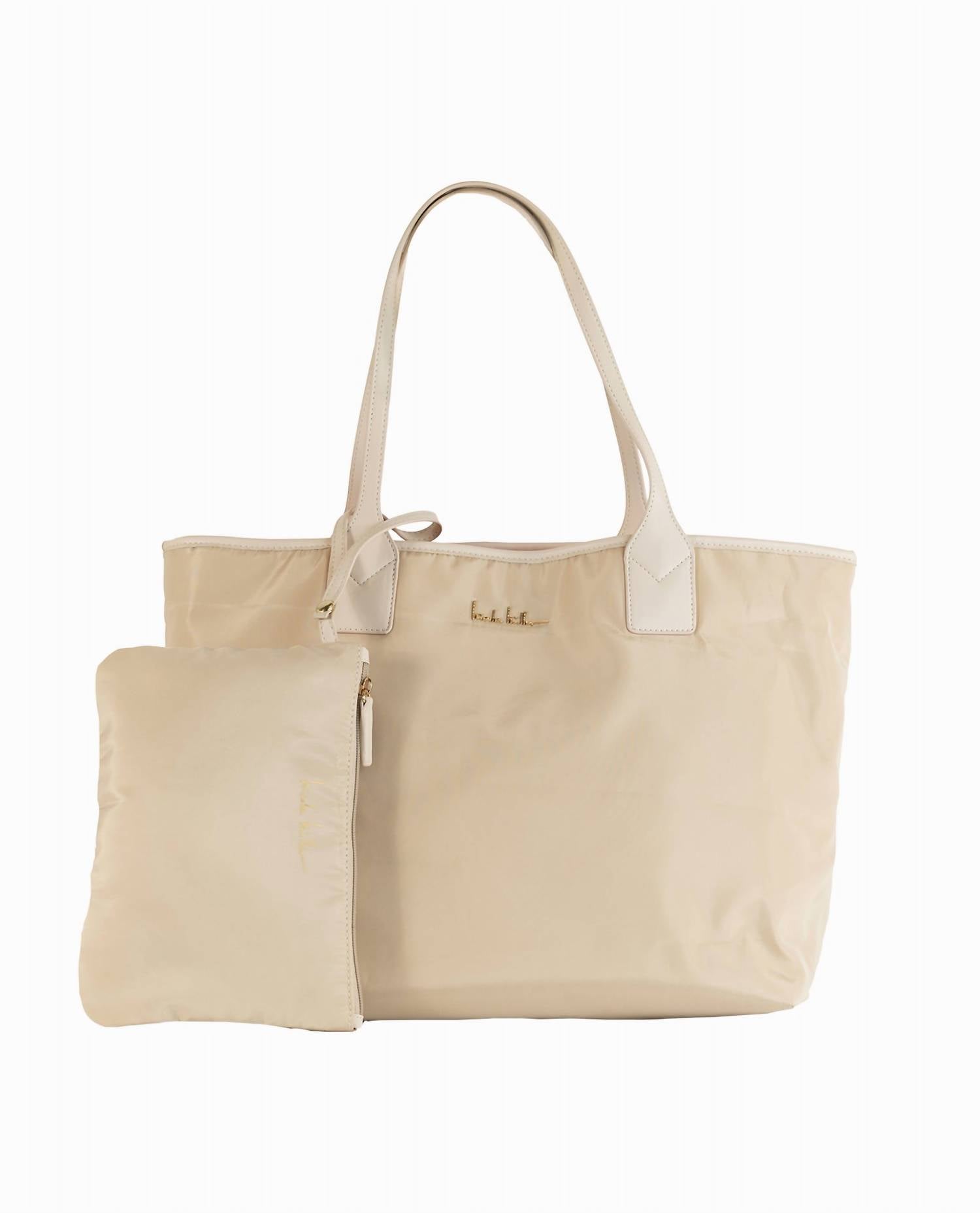 Nicole Miller - Women's Nylon Reversible Tote Bag