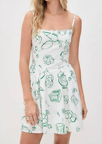 Moon River - Zuzu Convo Print Mini Dress