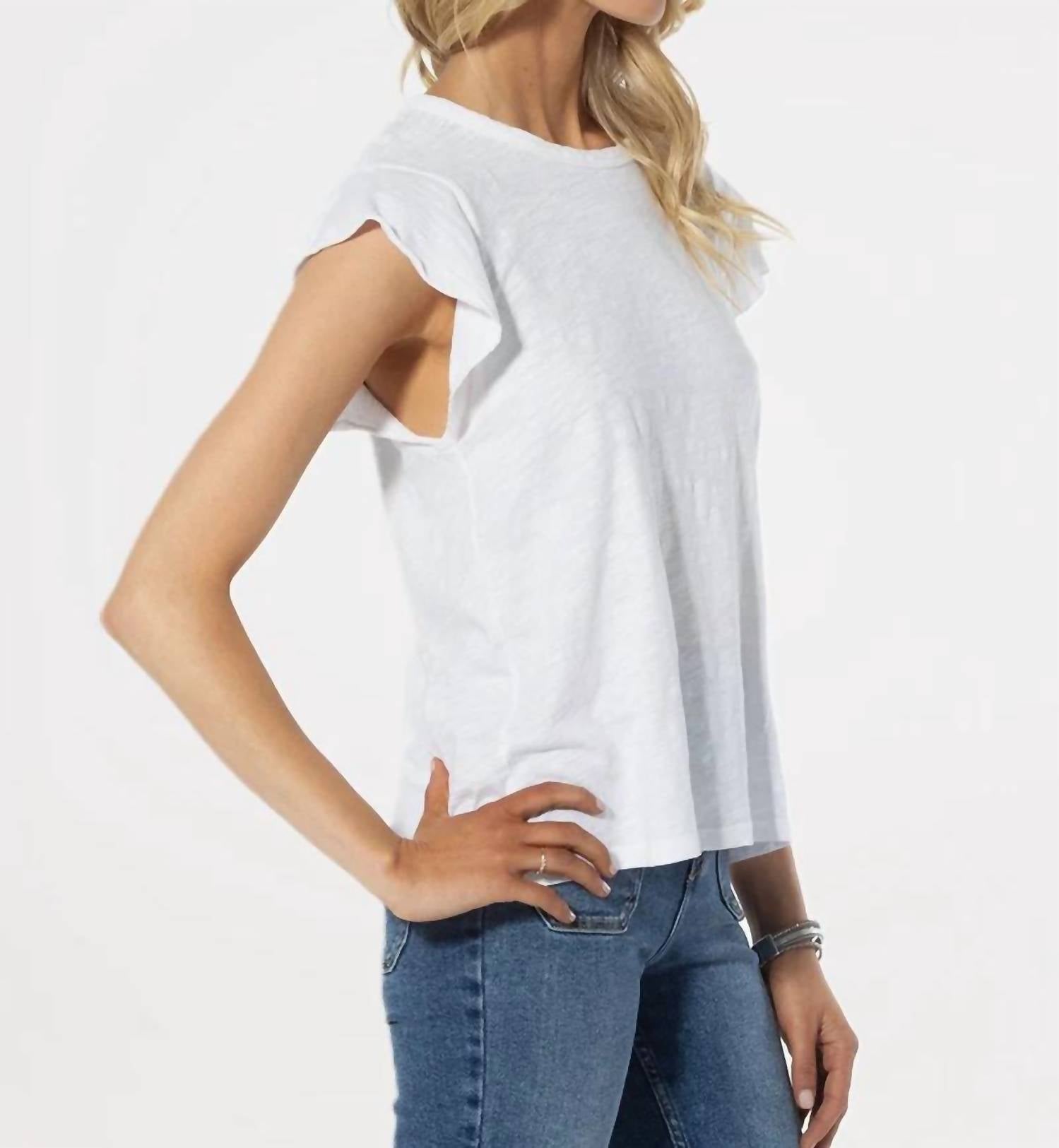Dylan - Tulsa Ruffle Sleeve Tee
