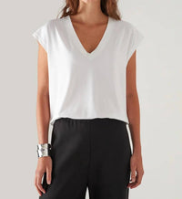 Patrick Assaraf - Iconic V Neck Dolman Tee