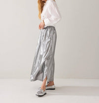 Summum - Cotton Polyester Blend Maxi Skirt