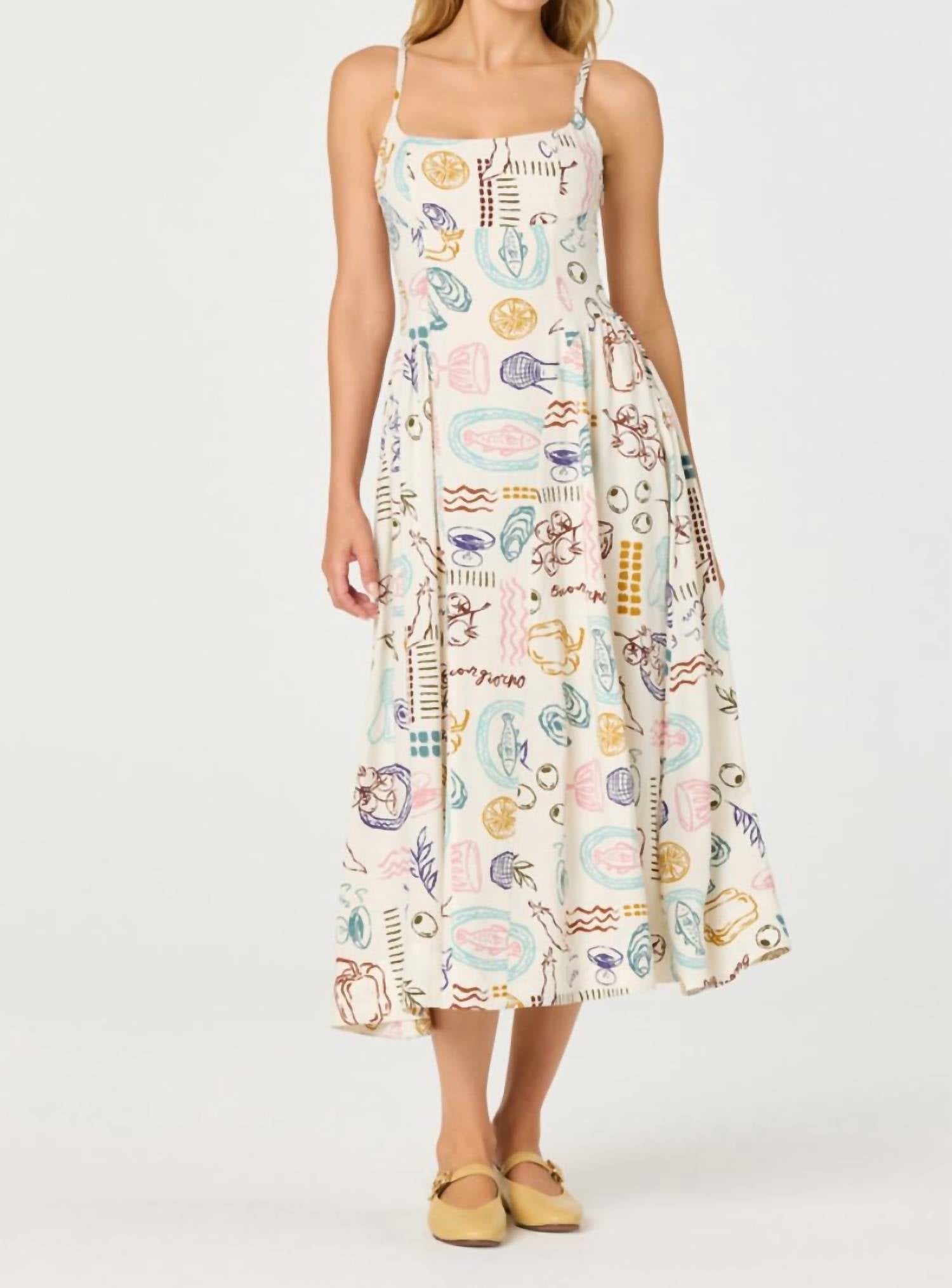 Astr - Ansley Midi Print Dress