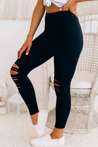 Shewin - Laser Cut Leggings