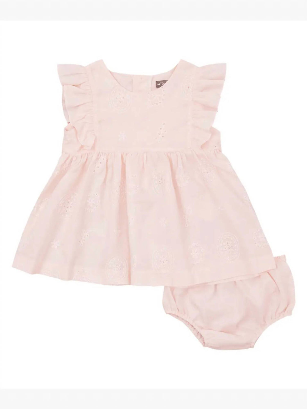 Petit Confection - Girls' Eyelet Dress & Bloomer