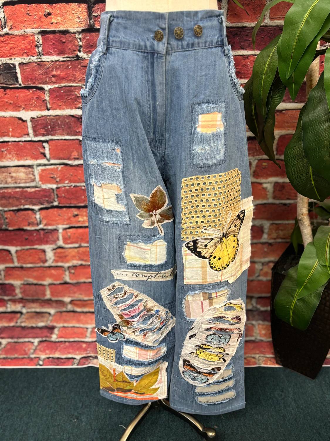 Paperlace - Butterfly Patchwork Jean