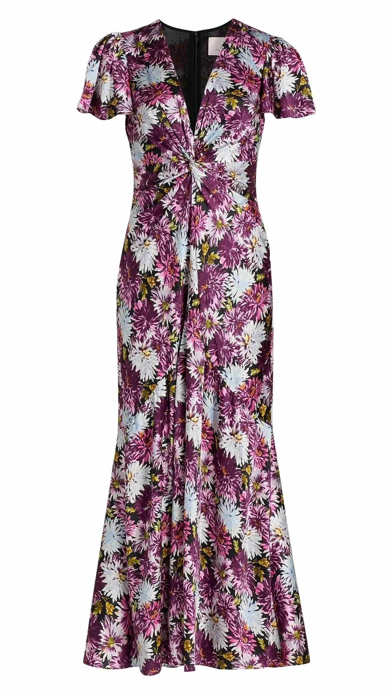 Cinq A Sept - Kordyn Dahlia Print Dress