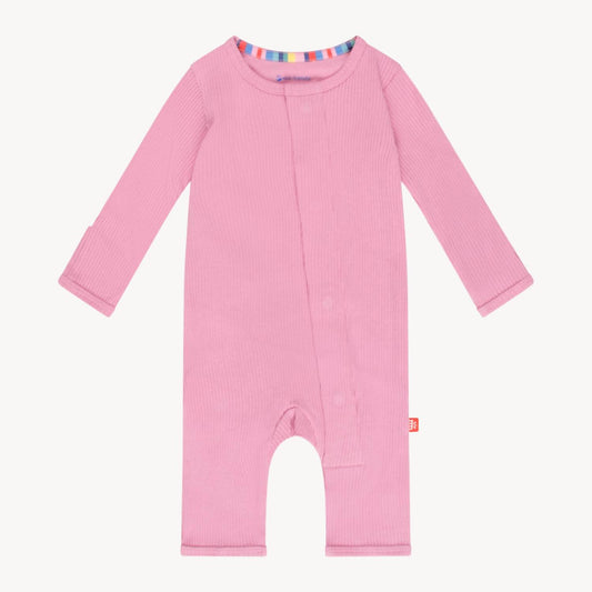 Magnetic Me - Baby's Ribbed Cotton Coverall