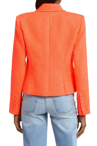 L'Agence - Pre-loved Brooke Double Breasted Tweed Cropped Blazer