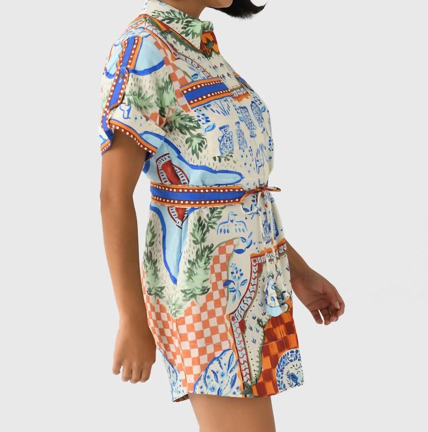 Hunter Bell - Nicole Mini Shirt Dress