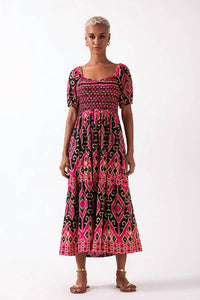 Ash & Eden - Merris Tiered Midi Dress