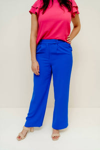 Skies Are Blue - Gracie Pintuck Trouser