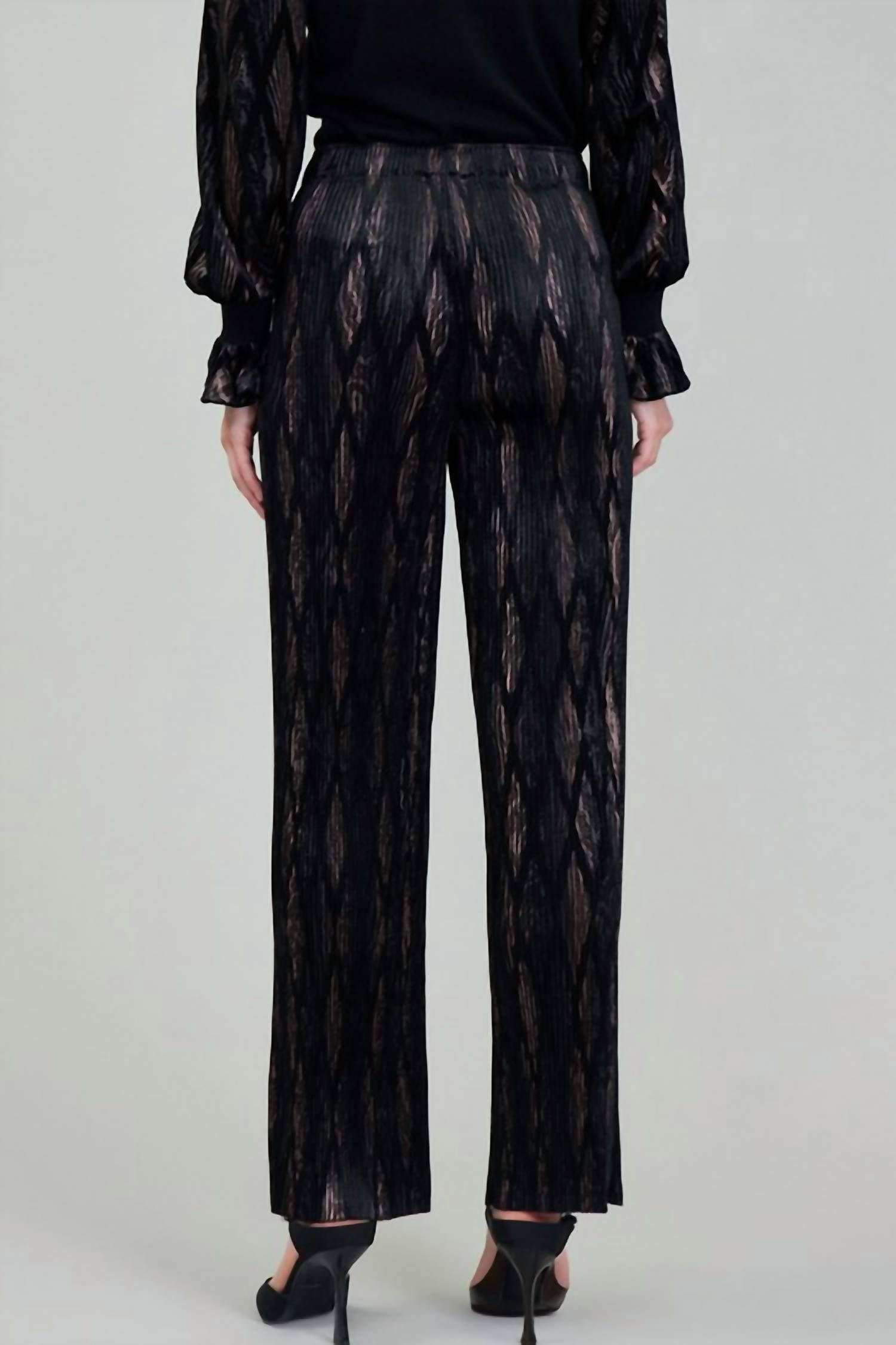 Current Air - Elasticized Waist Long Wide-leg Pants