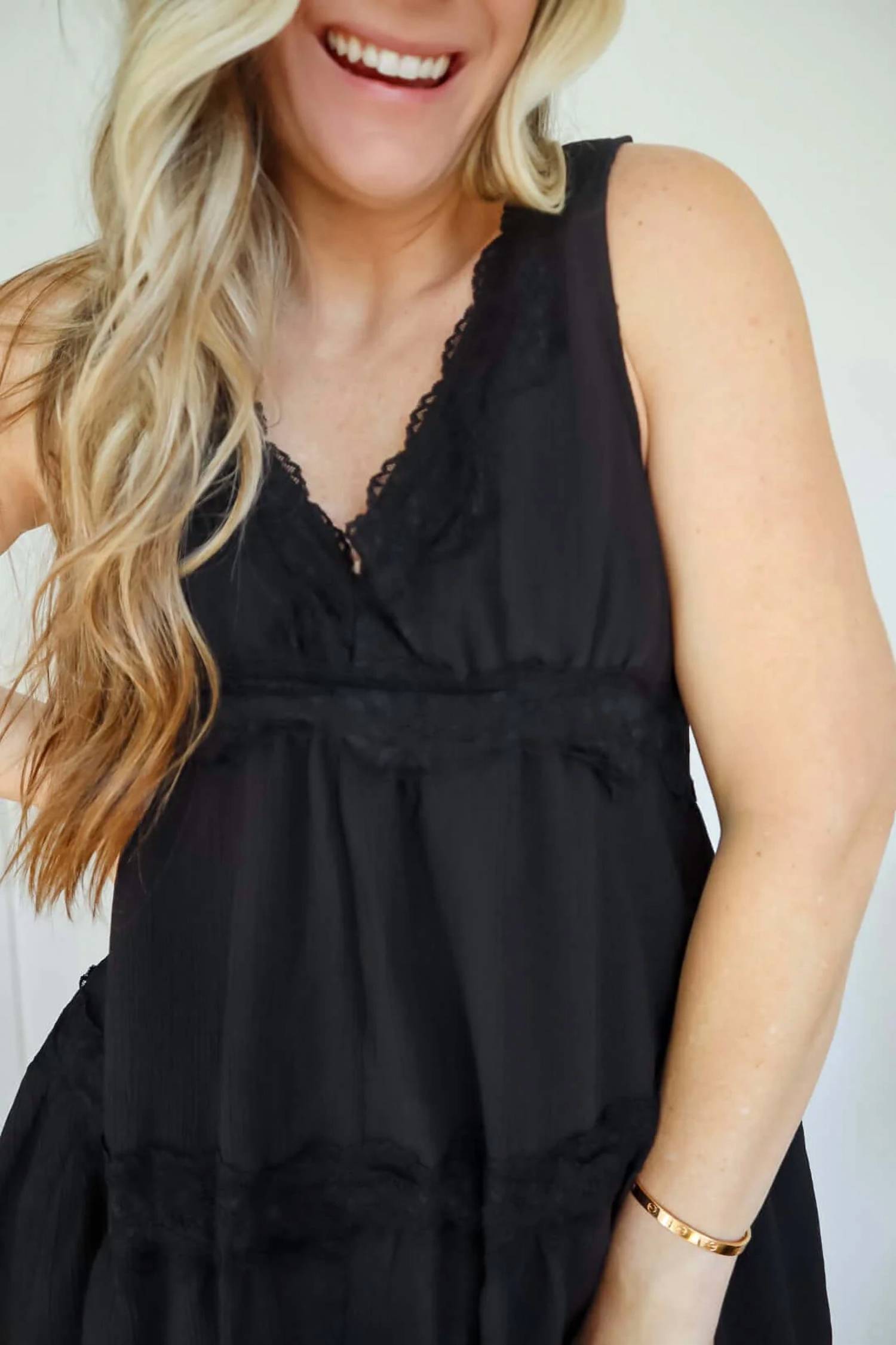 By Together - Rosemary Mini Dress With Lace Detail