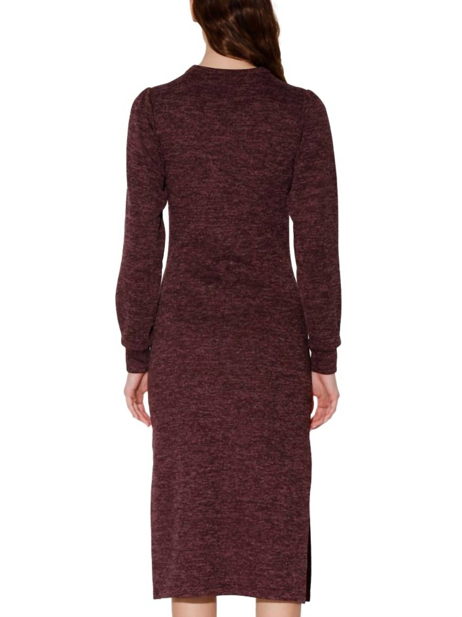 Walter Baker - Fontine Heathered Midi Sheath Dress