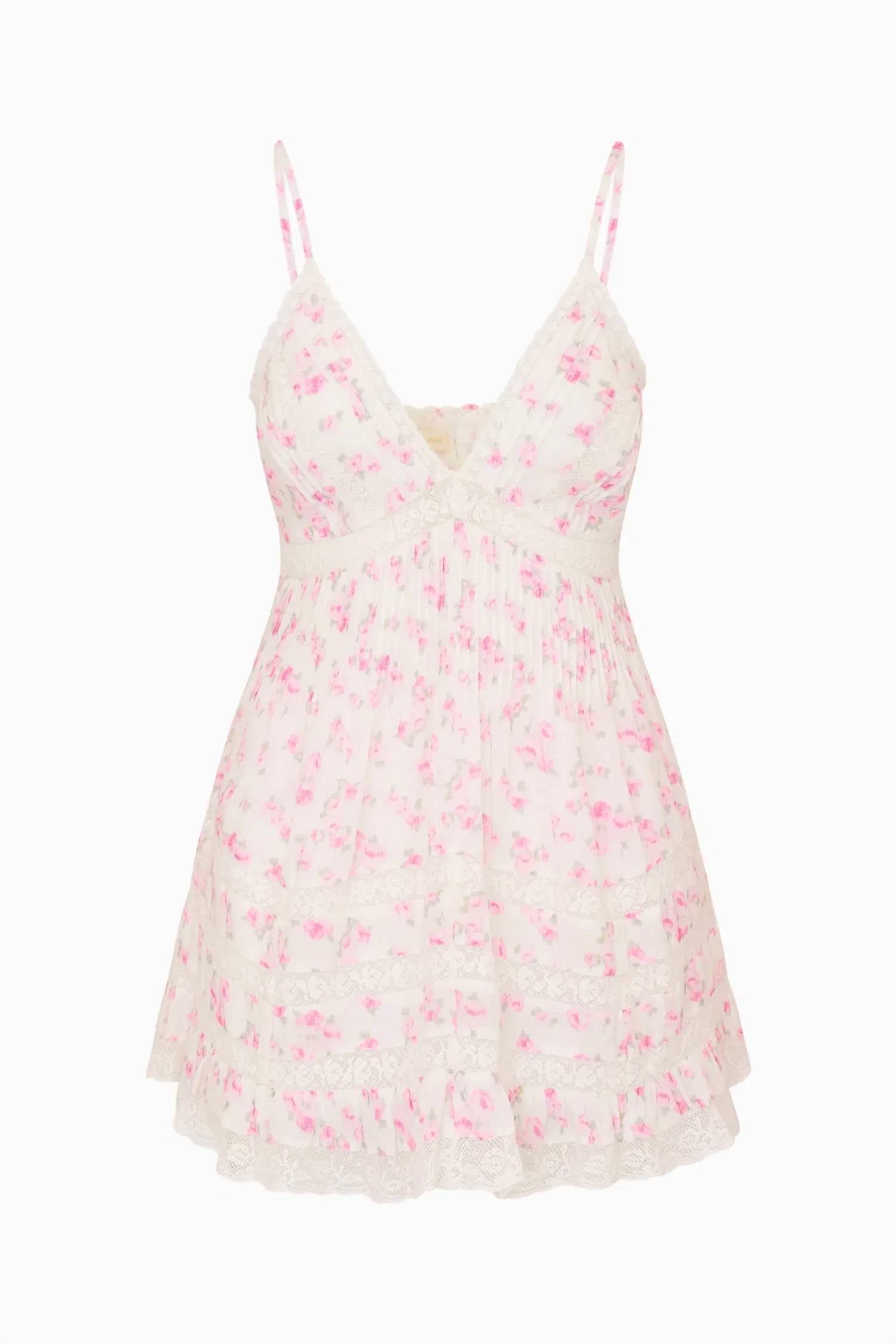Loveshackfancy - Alonna Blooming Floral Mini Dress