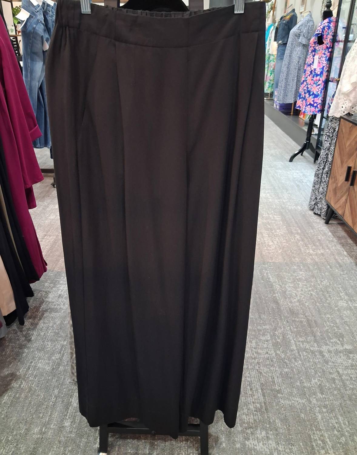 GRADE & GATHER Women's Wide Leg Pants in black - women's pants