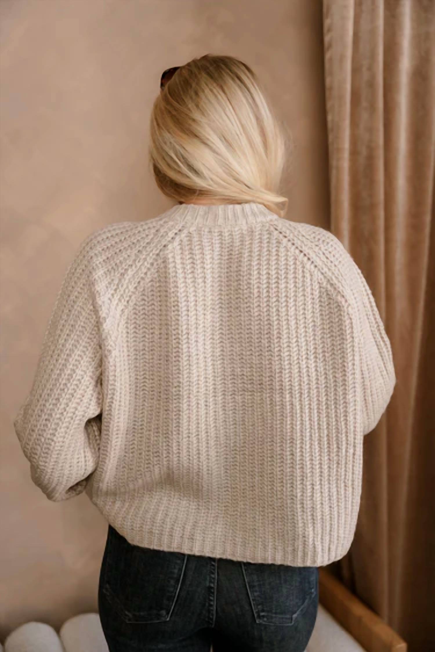 Hyfve - Cable Knit Cardigan Sweater