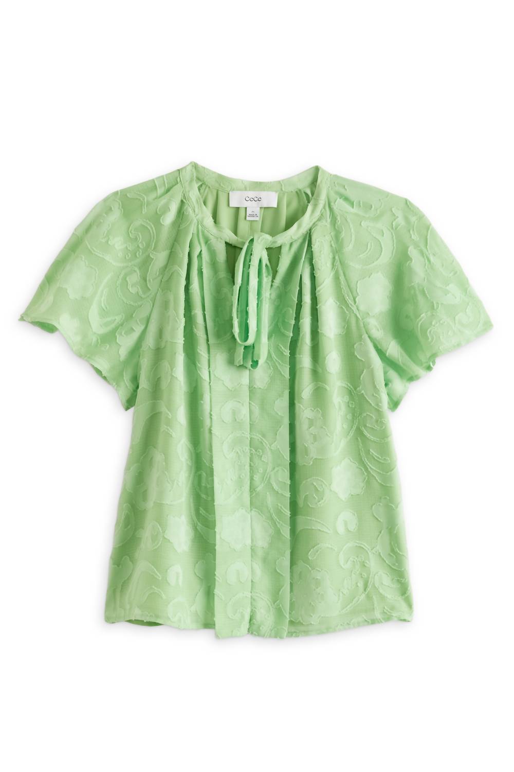 Cece - Women's Raglan Flutter Sleeve Blouse